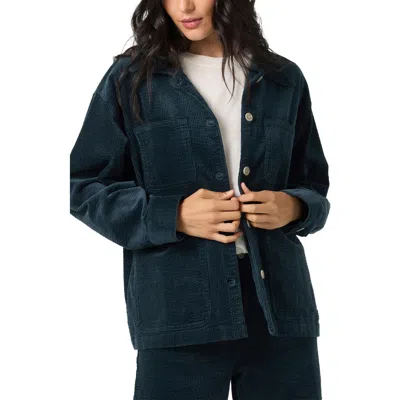 O'neill Langford Corduroy Shacket In Blue