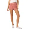 O'neill Langford High Waist Corduroy Shorts In Purple
