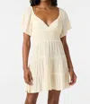 O'neill Layken Solid Mini Dress In Tapioca In Neutral