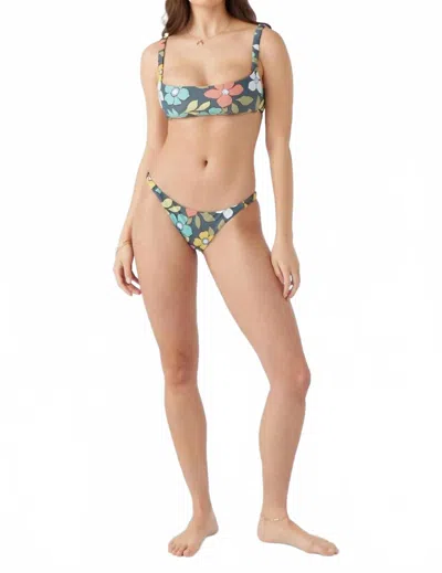 O'neill Layla Floral Pensacola Bottoms In Slate In Gray