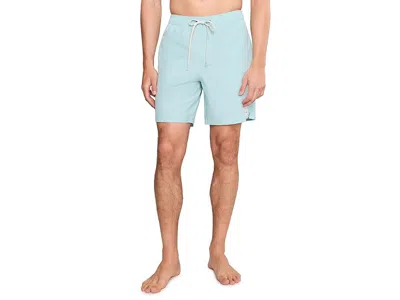 O'neill Lennox Hermosa Solid Volley 17'' Trunk Men's Swimwear Canal Blue: Lg (34-36" Waist)