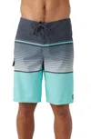 O'neill Lennox Stripe Board Shorts In Turquoise