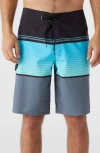 O'neill Lennox Stripe Board Shorts In Black