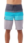 O'NEILL O'NEILL LENNOX STRIPE BOARD SHORTS