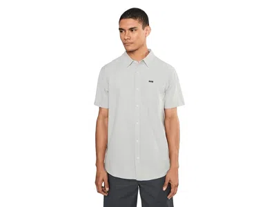 O'neill Light Check Standard Short Sleeve Woven Shirt In Green