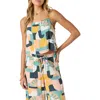 O'neill Linata Crop Camisole In Blue Multi