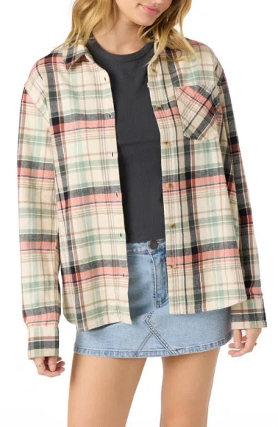 O'neill Logan Brushed Flannel Button-up Shirt In Multi