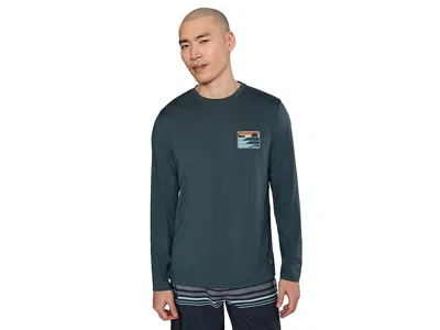 O'neill Logo Upf Long Sleeve T-shirts In Blue