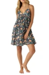 O'neill Loinda Flow Mel Print Cover-up Minidress