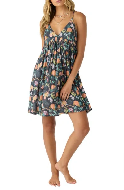 O'neill Loinda Flow Mel Print Cover-up Minidress