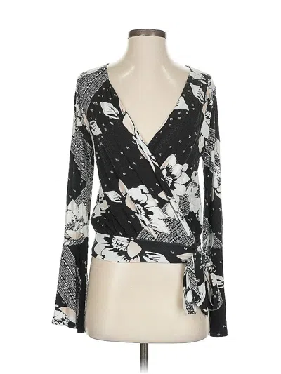 Pre-owned O'neill Long Sleeve Blouse In Black