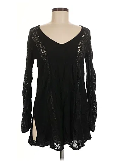 Pre-owned O'neill Long Sleeve Blouse In Black