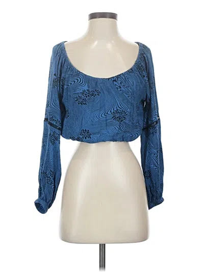 Pre-owned O'neill Long Sleeve Blouse In Blue