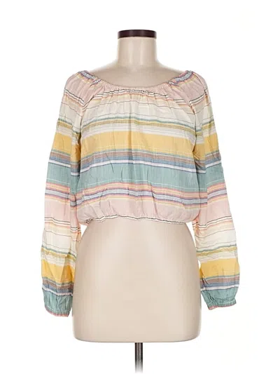 Pre-owned O'neill Long Sleeve Blouse In Yellow