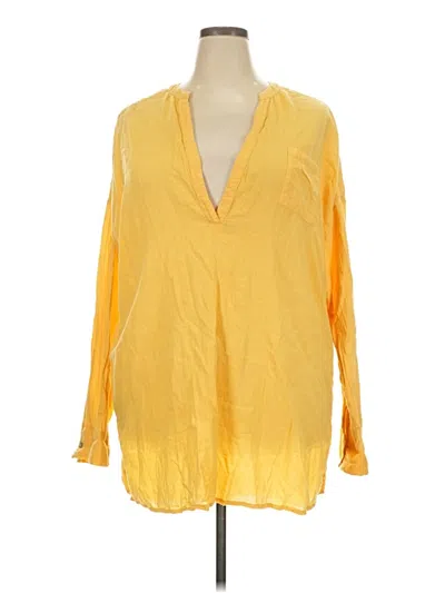 Pre-owned O'neill Long Sleeve Blouse In Yellow