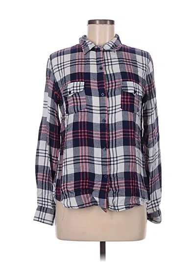 Pre-owned O'neill Long Sleeve Button Down Shirt In Blue