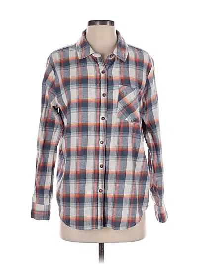 Pre-owned O'neill Long Sleeve Button Down Shirt In Blue