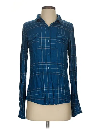 Pre-owned O'neill Long Sleeve Button Down Shirt In Blue