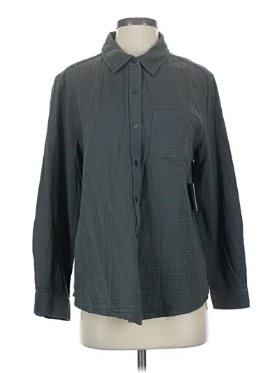 Pre-owned O'neill Long Sleeve Button Down Shirt In Gray