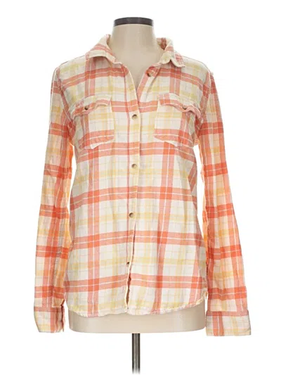 Pre-owned O'neill Long Sleeve Button Down Shirt In Orange