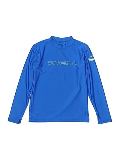Pre-owned O'neill Kids' Long Sleeve T-shirt In Blue