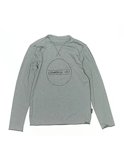 Pre-owned O'neill Kids' Long Sleeve T-shirt In Gray