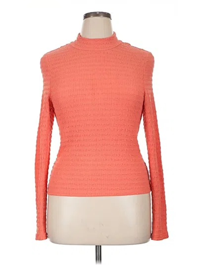 Pre-owned O'neill Long Sleeve Turtleneck In Orange