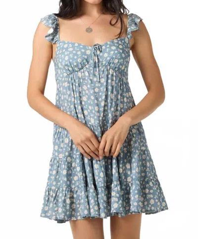 O'NEILL LORELEI PRIMROSE MINI DRESS IN PROVINCIAL BLUE