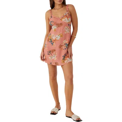 O'neill Luella Babydoll Dress In Pink