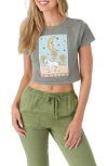 O'NEILL LUNE GRAPHIC CROP GRAPHIC T-SHIRT