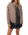 O'neill Mabeline Jacket In Taupe In Neutral