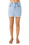 O'neill Madalena Frayed Hem Denim Miniskirt
