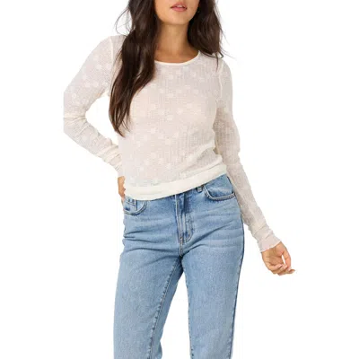 O'neill Marliz Lace Long Sleeve Top In White