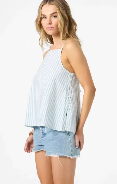 O'neill Martina Plaid Tank In Blue