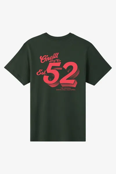 O'neill Men's 52 Classic T-shirt In Green
