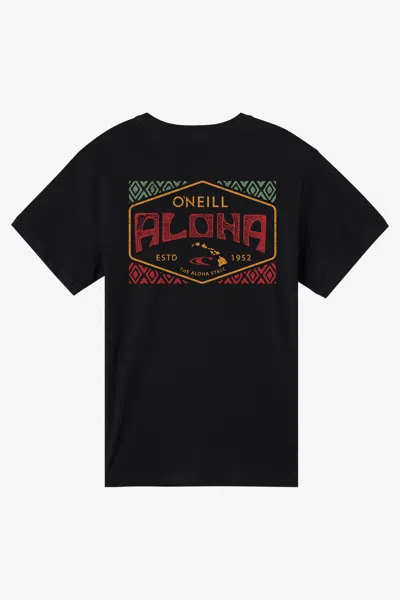 O'neill Men's Aloha Hawaii Classic T-shirt In Black