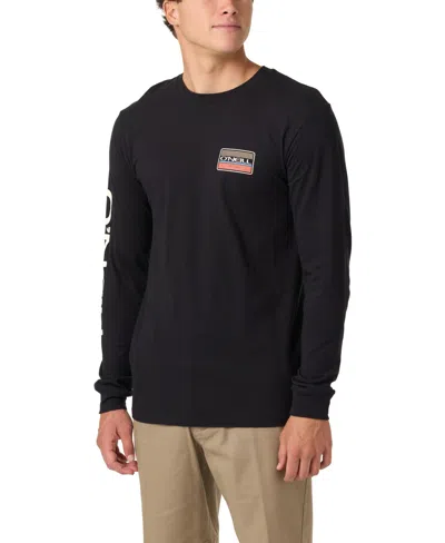 O'neill Men's Banner Long-sleeve T-shirt In Black