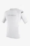 O'neill Men's Basic Skins 50+ Short Sleeves Rash Guard In Multi