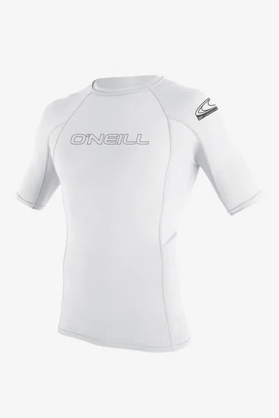 O'neill Men's Basic Skins 50+ Short Sleeves Rash Guard In Multi