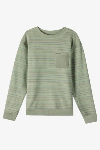 O'neill Men's Bavaro Blocked Crew Neck Fleece In Green