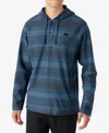 O'neill Men's Bavaro Stripe Poncho Fleece Tops In Midnight Navy