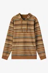O'neill Men's Bavaro Stripe Pullover In Brown