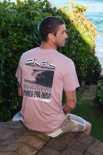 O'neill Men's Bomb It Classic T-shirt In Pink