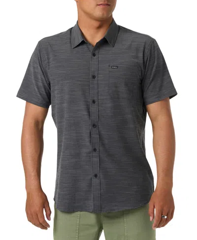 O'neill Men's Button-front Woven Shirt In Black