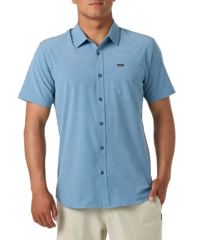 O'neill Men's Button-front Woven Shirt In Blue
