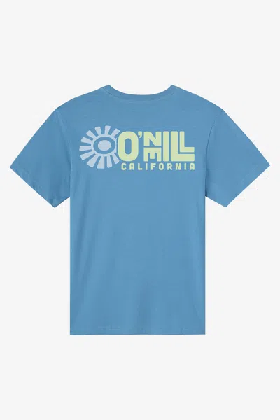O'neill Men's Ca Sun Stack Classic T-shirt In Blue