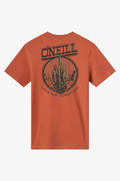 O'neill Men's Cactus Classic T-shirt In Brown