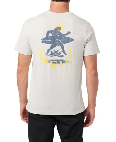 O'neill Men's Calafate Graphic Crewneck Classic-fit T-shirt In White