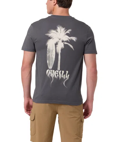 O'neill Men's Classic Graphic Cotton T-shirt In Dark Shadow