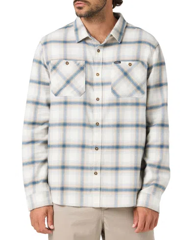 O'neill Men's Coastline Flannel Long-sleeve Button-up Shirt In Tofu